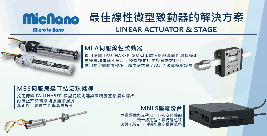 線性致動器, 線性滑台Linear Actuator & Stage